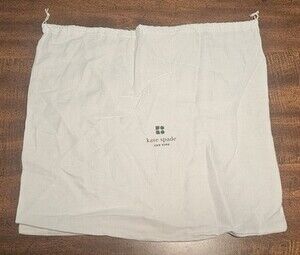 Kate Spade New York Purse Dust Bag Case Protector Storage White Bag 18.5x17"